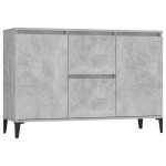 vidaXL Servantă, gri beton, 102x35x70 cm, PAL vidaXL Servantă, gri beton, 102x35x70 cm, PAL