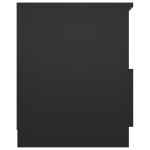 vidaXL Noptiere, 2 buc., negru, 40x40x50 cm, PAL vidaXL Noptiere, 2 buc., negru, 40x40x50 cm, PAL