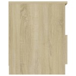 vidaXL Noptiere, 2 buc., stejar sonoma, 40x40x50 cm, PAL vidaXL Noptiere, 2 buc., stejar sonoma, 40x40x50 cm, PAL