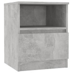 vidaXL Noptiere, 2 buc., gri beton, 40x40x50 cm, PAL vidaXL Noptiere, 2 buc., gri beton, 40x40x50 cm, PAL