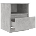 vidaXL Noptiere, 2 buc., gri beton, 40x40x50 cm, PAL vidaXL Noptiere, 2 buc., gri beton, 40x40x50 cm, PAL