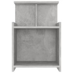 vidaXL Noptiere, 2 buc., gri beton, 40x35x60 cm, PAL vidaXL Noptiere, 2 buc., gri beton, 40x35x60 cm, PAL