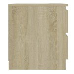 vidaXL Noptiere, 2 buc., stejar sonoma, 50x39x43,5 cm, PAL vidaXL Noptiere, 2 buc., stejar sonoma, 50x39x43,5 cm, PAL