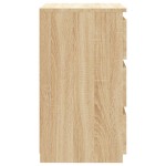 vidaXL Noptiere, 2 buc., stejar sonoma, 40x35x62,5 cm, lemn compozit