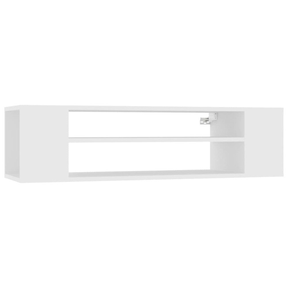 vidaXL Dulap TV suspendat, alb, 100x30x26,5 cm, lemn prelucrat