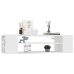 vidaXL Dulap TV suspendat, alb, 100x30x26,5 cm, lemn prelucrat vidaXL Dulap TV suspendat, alb, 100x30x26,5 cm, lemn prelucrat