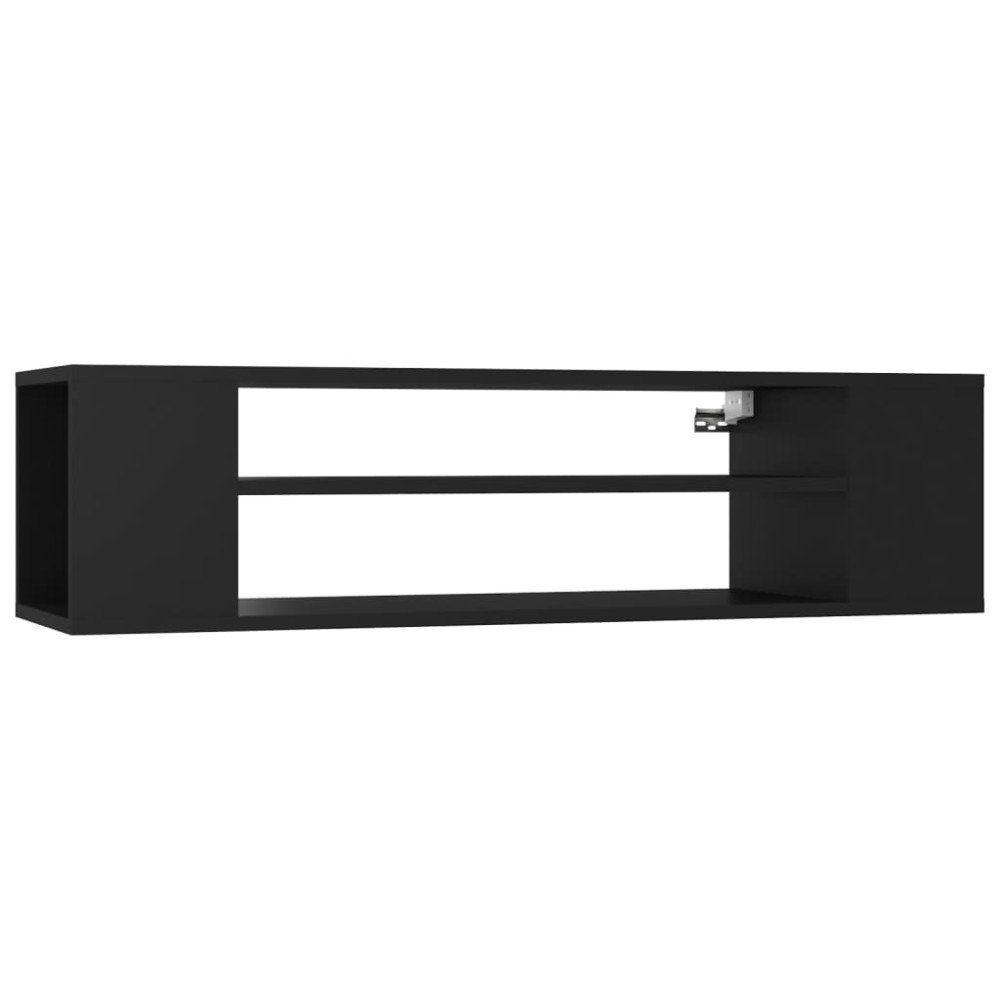 vidaXL Dulap TV suspendat, negru, 100x30x26,5 cm, PAL