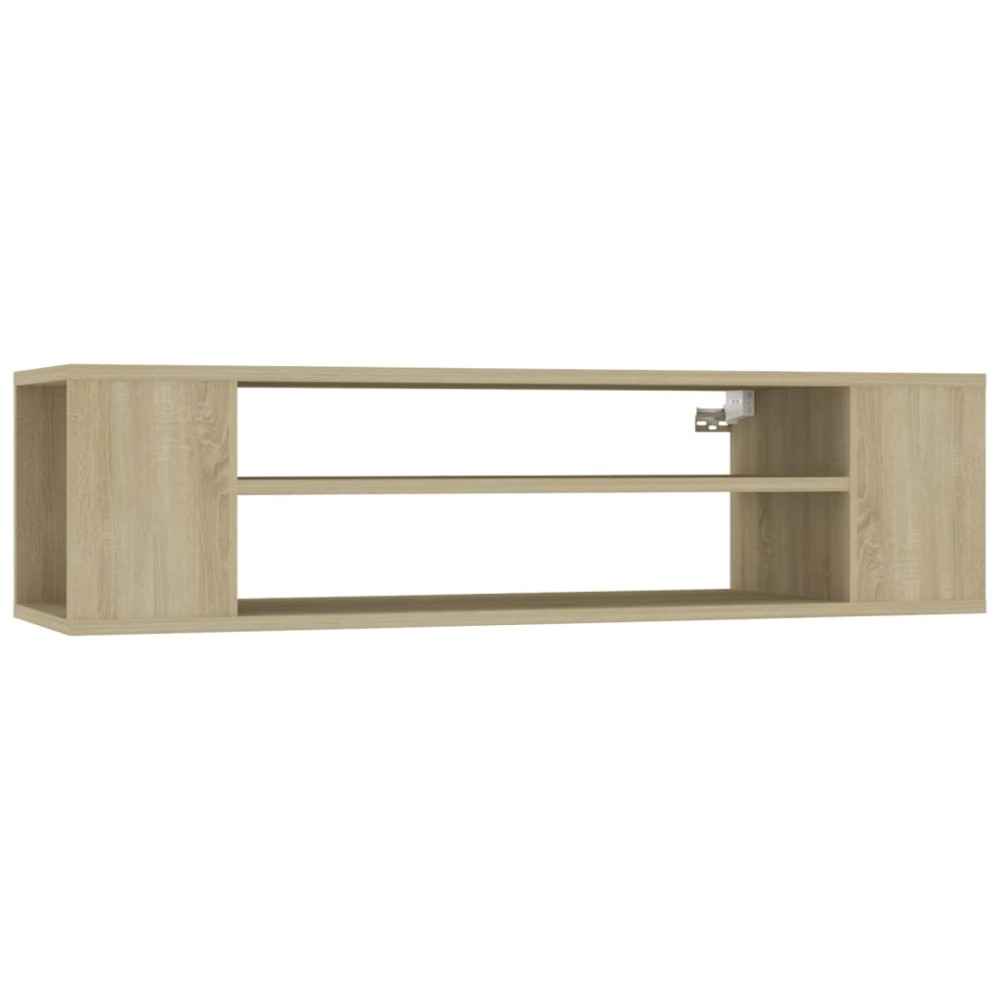 vidaXL Dulap TV suspendat, stejar Sonoma, 100x30x26,5 cm, PAL