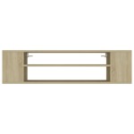 vidaXL Dulap TV suspendat, stejar Sonoma, 100x30x26,5 cm, PAL vidaXL Dulap TV suspendat, stejar Sonoma, 100x30x26,5 cm, PAL