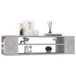 vidaXL Dulap TV suspendat, gri beton, 100x30x26,5 cm, PAL vidaXL Dulap TV suspendat, gri beton, 100x30x26,5 cm, PAL
