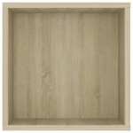 vidaXL Dulap TV montat pe perete, stejar Sonoma, 102x35x35 cm, PAL