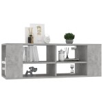 vidaXL Dulap TV montat pe perete, gri beton, 102x35x35 cm, PAL