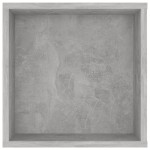 vidaXL Dulap TV montat pe perete, gri beton, 102x35x35 cm, PAL