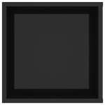 vidaXL Dulap TV montat pe perete, negru extralucios, 102x35x35 cm, PAL