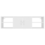 vidaXL Raft de perete, alb, 102x30x29 cm, lemn prelucrat vidaXL Raft de perete, alb, 102x30x29 cm, lemn prelucrat