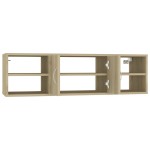 vidaXL Raft de perete, stejar Sonoma, 102x30x29 cm, PAL