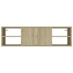 vidaXL Raft de perete, stejar Sonoma, 102x30x29 cm, PAL