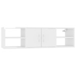 vidaXL Raft de perete, alb extralucios, 102x30x29 cm, PAL vidaXL Raft de perete, alb extralucios, 102x30x29 cm, PAL