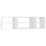 vidaXL Raft de perete, alb extralucios, 102x30x29 cm, PAL vidaXL Raft de perete, alb extralucios, 102x30x29 cm, PAL