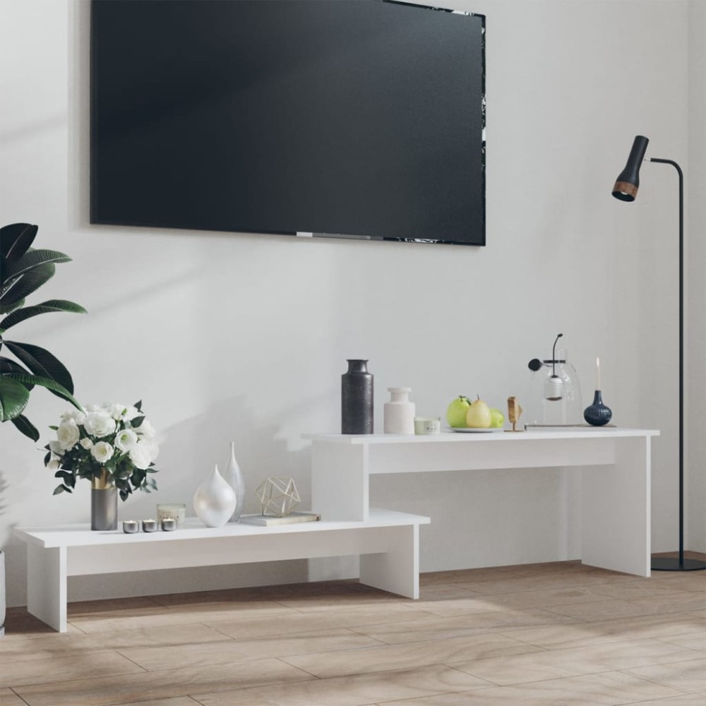 vidaXL Comodă TV, alb, 180x30x43 cm, PAL