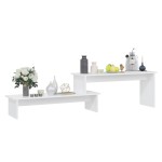 vidaXL Comodă TV, alb, 180x30x43 cm, PAL vidaXL Comodă TV, alb, 180x30x43 cm, PAL