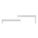 vidaXL Comodă TV, alb, 180x30x43 cm, PAL vidaXL Comodă TV, alb, 180x30x43 cm, PAL