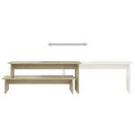vidaXL Comodă TV, stejar Sonoma, 180x30x43 cm, PAL vidaXL Comodă TV, stejar Sonoma, 180x30x43 cm, PAL