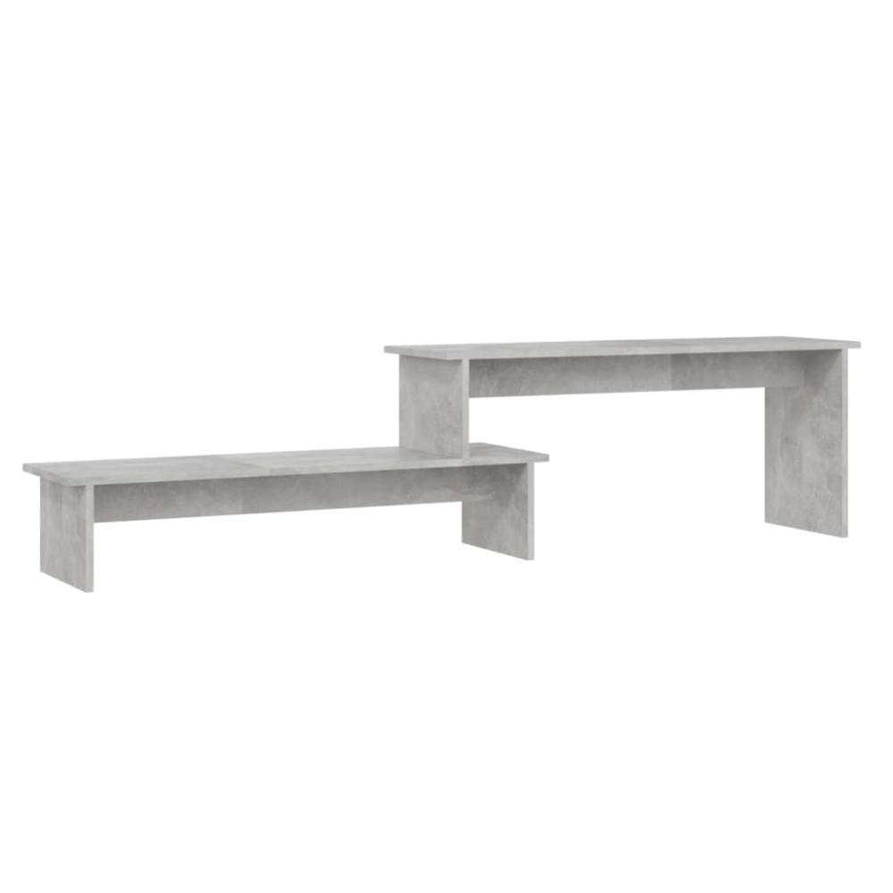 vidaXL Comodă TV, gri beton, 180x30x43 cm, PAL