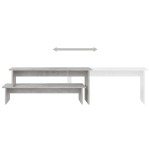 vidaXL Comodă TV, gri beton, 180x30x43 cm, PAL vidaXL Comodă TV, gri beton, 180x30x43 cm, PAL