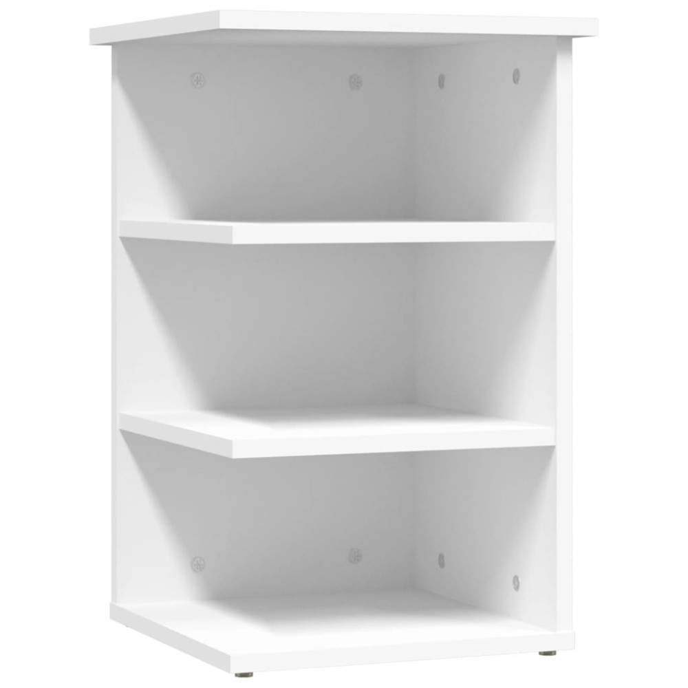 vidaXL Dulap lateral, alb, 35x35x55 cm, PAL