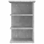 vidaXL Dulap lateral, gri beton, 35x35x55 cm, PAL