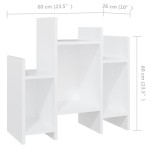 vidaXL Dulap lateral, alb, 60x26x60 cm, PAL