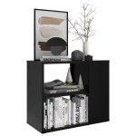 vidaXL Dulap lateral, gri, 60x30x50 cm, lemn prelucrat