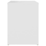vidaXL Noptiere, 2 buc., alb, 40x30x40 cm, PAL