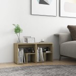 vidaXL Noptiere, 2 buc., stejar Sonoma, 40x30x40 cm, PAL vidaXL Noptiere, 2 buc., stejar Sonoma, 40x30x40 cm, PAL