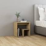 vidaXL Noptiere, 2 buc., stejar Sonoma, 40x30x40 cm, PAL vidaXL Noptiere, 2 buc., stejar Sonoma, 40x30x40 cm, PAL