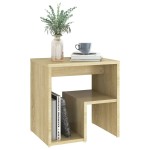 vidaXL Noptiere, 2 buc., stejar Sonoma, 40x30x40 cm, PAL vidaXL Noptiere, 2 buc., stejar Sonoma, 40x30x40 cm, PAL