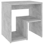 vidaXL Noptiere, 2 buc., gri beton, 40x30x40 cm, PAL