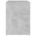 vidaXL Noptiere, 2 buc., gri beton, 40x30x40 cm, PAL