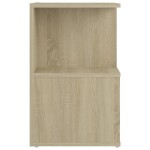 vidaXL Noptiere, 2 buc., stejar sonoma, 35x35x55 cm, lemn prelucrat vidaXL Noptiere, 2 buc., stejar sonoma, 35x35x55 cm, lemn prelucrat