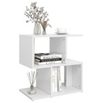 vidaXL Noptiere, 2 buc., alb, 50x30x51,5 cm, PAL