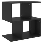 vidaXL Dulap lateral, negru, 50x30x51,5 cm, PAL vidaXL Dulap lateral, negru, 50x30x51,5 cm, PAL