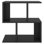 vidaXL Dulap lateral, negru, 50x30x51,5 cm, PAL vidaXL Dulap lateral, negru, 50x30x51,5 cm, PAL