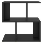 vidaXL Noptiere, 2 buc., negru, 50x30x51,5 cm, PAL vidaXL Noptiere, 2 buc., negru, 50x30x51,5 cm, PAL