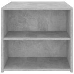 vidaXL Masă laterală, gri beton, 50x50x45 cm, PAL vidaXL Masă laterală, gri beton, 50x50x45 cm, PAL