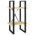 vidaXL Bibliotecă cu 2 rafturi, 40x30x70 cm, lemn masiv de pin vidaXL Bibliotecă cu 2 rafturi, 40x30x70 cm, lemn masiv de pin