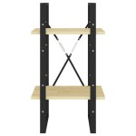 vidaXL Bibliotecă cu 2 rafturi, 40x30x70 cm, lemn masiv de pin vidaXL Bibliotecă cu 2 rafturi, 40x30x70 cm, lemn masiv de pin
