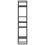 vidaXL Bibliotecă cu 4 rafturi, gri, 40x30x140 cm, PAL vidaXL Bibliotecă cu 4 rafturi, gri, 40x30x140 cm, PAL