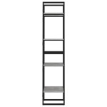 vidaXL Bibliotecă cu 4 rafturi, gri beton, 40x30x140 cm, PAL vidaXL Bibliotecă cu 4 rafturi, gri beton, 40x30x140 cm, PAL