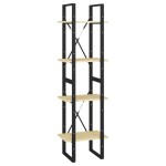 vidaXL Bibliotecă cu 4 rafturi, 40x30x140 cm, lemn masiv de pin vidaXL Bibliotecă cu 4 rafturi, 40x30x140 cm, lemn masiv de pin